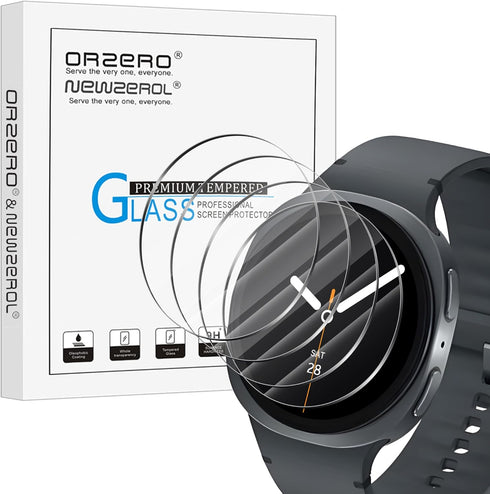 Orzero (4 Pack) Smartwatch Screen Protector Compatible for Garmin Forerunner 255, Forerunner 255 Music 46mm (Not for Forerunner 255S) Tempered Gla...