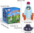 Outdoor Water Sprinkler for Kids & Toddlers - Rocket Design Water Powered Liftoff 9-16ft & Spin, Outside Kids Sprinkler for Yard Pool Garden - Sum...