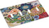 Boho Floral Bright 4 Gang Light Switch Cover Quad Toggle Wall Plate Decorative Electrical Faceplate Standard Size for Bathrooms Bedroom Kitchen Ho...