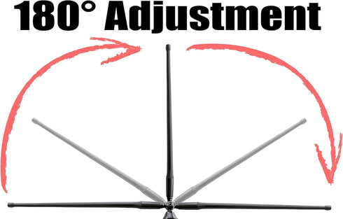AntennaMastsRus - Marine Black AM-FM Rubber Ducky 15 Inch Antenna Kit - for ATV, Boat, Camper, Go Kart, Motorhome, Pontoon, RV, Sailboat, Tractor,...