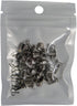 RUBYCA 100 Sets 10MM Silver Color Bullet Cone Spike and Stud Metal Screw Back for DIY Leather-Craft...