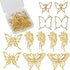 Assorted Style Open Back Bezel Charms Metal Hollow Frame Pendants Pressed Flower Charms for DIY UV Resin Jewelry Making...