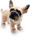 Lifelike Frenchie Dog Stuffed Animal Super Realistic Plush French Bulldog Doll Puppy Plushies Toy Funny Gifts for Kids Present or Stuff Collection...