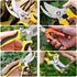 3 Pack Garden Pruning Shears, Gardening Shears Garden Scissors Stainless Steel Garden Shears, Pruning Gardening Scissors, Garden Clippers, Pruning...