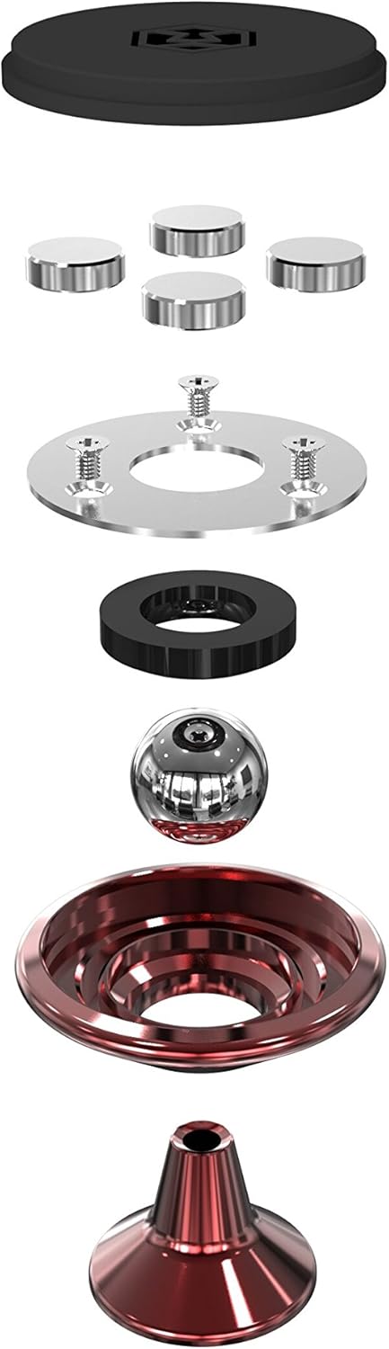 Universal Magnetic Cell Phone Dash Mount Best Magnet Technology for iPhone X/ 8 Plus/ 7 Plus/ 6s Plus/Samsung Galaxy S9 Plus/Note 8/ S8 Plus/ S7/ ...