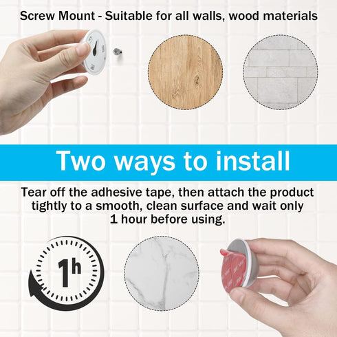 Wall Mount Indoor/Outdoor Camera Mounts Compatible for Magnetic Arlo/Arlo Pro/Arlo Pro 2 Camera (2 Pack Silver)...