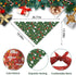 4 Pack Christmas Dog Cat Bandanas Christmas Pet Triangle Scarf Classic Polyester Bibs Kerchief Saliva Towels for Small Medium Large Pets Bandana f...