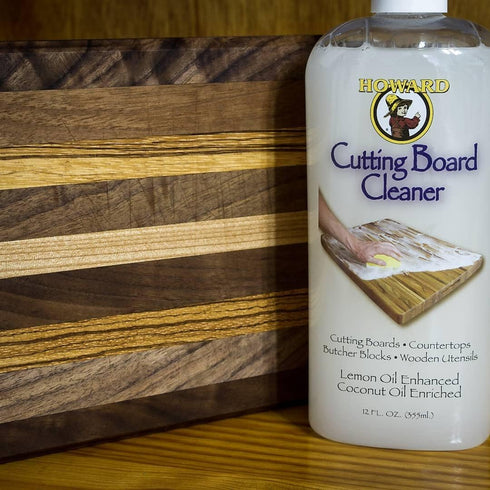 Howard Products CBC012 Cutting Board Cleaner, Cleaner for Wooden Cutting Boards, 12 oz...