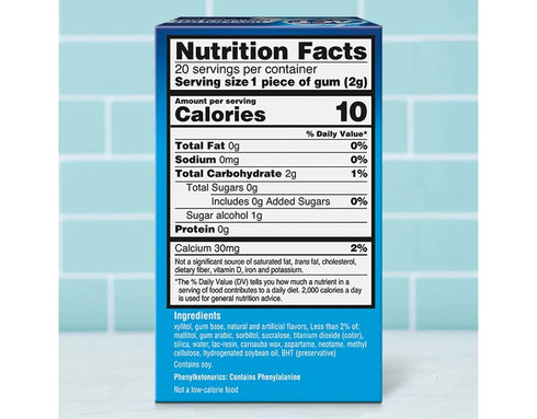 ACT Dry Mouth Moisturizing Gum, Soothing Mint, Sugar Free, 20 Count (Pack of 2)...