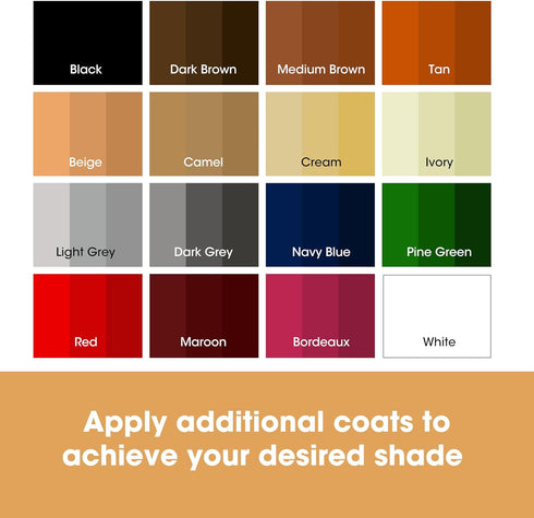 The Original Leather Recoloring Balm by Furniture Clinic - Camel Leather Dye for Furniture, Couches & Car Seats - Restore Scratched, Faded, & Dama...