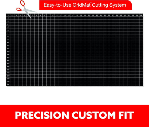 GridMat® Under Sink Mat Cabinet Liner, Precision Custom Fit with Exclusive GridMat® Cutting System, Waterproof, Premium Thick, Ultimate Absorption...