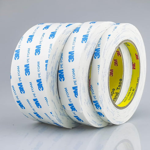 Double Sided Tape 2in x 16.5ft, Mounting Tape Heavy Duty, Removeable PE Foam Tape Strips, Strong Adhesive Tape Waterproof Free Damage for Paint Wa...