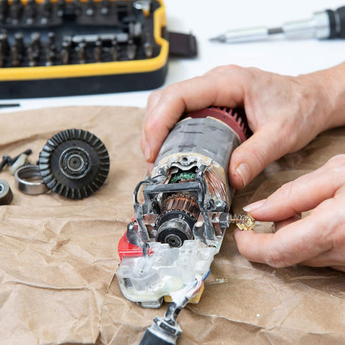 PATIKIL Carbon Brushes 0.55x0.31x2.48 Inch for Electric Motors Power Tool Angle Grinder Table Saw Spare Part Repair, 20 Pack...