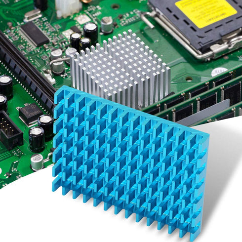 5PCS Aluminum Heatsink Cooling Fin Circuit Board Cooling Fin HeatSink Cooler Chip Heat Sink 40×30×5mm...