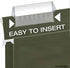 1InTheOffice Plastic Clear Tabs, and Inserts 2" x 5/8", 100/Pack (2")...