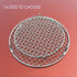 Bacon Cooking Rack for Oven Use Dia 10.4" Wire Cooling Racks for Baking Round Stainless Steel Wire Cooking Racks/Carbon Baking Net/Grill/Pan Grate...