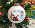 Tree Buddees Oh Sh*t Funny Snowblower vs Snowman Glass Bulb Ornament...