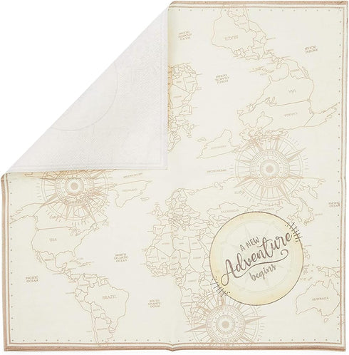 BLUE PANDA Adventure Paper Napkins for Baby Shower or Graduation Party (6.5 x 6.5 In, 100 Pack)...