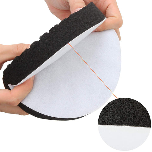 LANIAKEA 5 Pcs 7 Inch Buffing Pads, Polishing Pads Kit 180mm Polishing Pad Car Sponges Buffing Wheel for Car Buffer Polisher Detailing Repair Waxi...