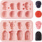 2Pcs Halloween Silicone Mold Skull Tomb Brain Fondant Molds for Halloween Party Gummy Jello Candy Chocolate Baking Cake Decoration UV Epoxy Resin ...