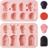 2Pcs Halloween Silicone Mold Skull Tomb Brain Fondant Molds for Halloween Party Gummy Jello Candy Chocolate Baking Cake Decoration UV Epoxy Resin ...