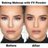 FV Baking Powder, Lightweight Loose Smooth Ivory Setting Powder Highlighter Poreless Longwearing Matte Waterproof Oil Absorb Makeup Powder for Set...
