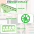 Circle Template 5 Pieces Plastic Circle and Oval Measuring Templates Circle Guide Stencil Geometry Rulers Geometric Drawings Templates for Office ...
