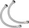 Faucet Supply Line Connector (400mm/16") 2Pcs, 304 Stainless Steel G1/2 Female to G1/2 Male Water Supply Hose Connector - for Kitchen Bathroom...