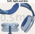 Silicon Case Cover for AirPods Max Headphones, Clear Soft TPU Ear Cups Cover/Ear Pad Case Cover/Headband Cover for AirPods Max, Transparent Access...