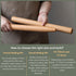 Muso Wood Rolling Pin for Baking Wooden Pizza Dough Roller(Dowel 15.75-Inch-by-1.38-Inch)...
