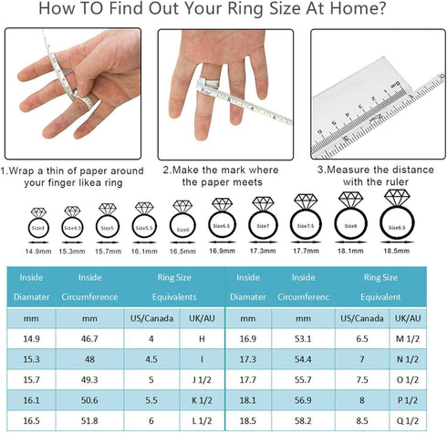 0.5 CT Round Moissanite Engagement Rings for Women 925 Silver Plated 18K White Gold Solitaire Band DEF Color VVS Clarity Moissanite Wedding band...