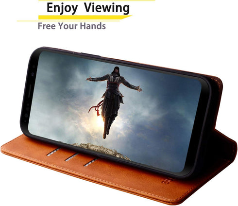 SUANPOT for Samsung Galaxy S9+ / S9 Plus 6.2 (Non S9 5.8") Wallet case with RFID Blocking Credit Card Holder,PU Leather Flip Folio Book Phonecase ...
