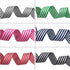 Black and White Striped Grosgrain Ribbon 1 Inch Christmas Gift Wrap Ribbon for DIY Hair Accessories Crafts Party Wedding Holiday Decoration 25 Yar...