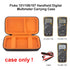 Carrying Case for Fluke 101 Basic Digital Multimeter, Fluke 106/107 Handheld Portable Meter Equipment Travel Holder Tool Pouch, Pocket Fits Test L...