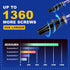 2 In. Security T20 Impact Magnetic Screwdriver Bit Set, 51Pieces #20 Torx Head Power Bit Set, S2 Alloy Steel Hollow Star Bit Set with 1Pcs Impact ...