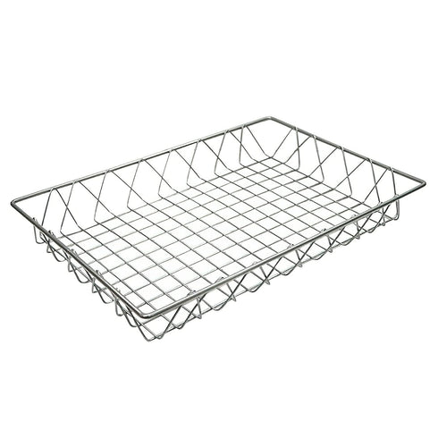 G.E.T. WB-953-SV 18" x 12" Rectangular Wire Pastry Basket, Metal...