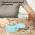 Beadact Battery-Powered Bead Spinner, Electric Bead Spinner, Clay Bead Spinner/Seed Bead Spinner with 2 Beading Needles for Jewelry Making, Bracel...