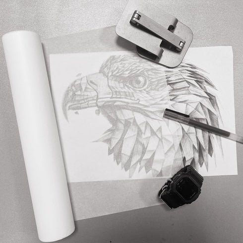 Tracing Paper Roll 24 Inch x 20 Yards White Trace Paper Translucent Pattern Paper for Drawing Sewing...