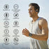 Behind The Head Headphones, itayak Bluetooth 5.0 Neckband Around Head Headphones Lightweight Small Foldable Wireless Sports Sweatproof Headset wit...
