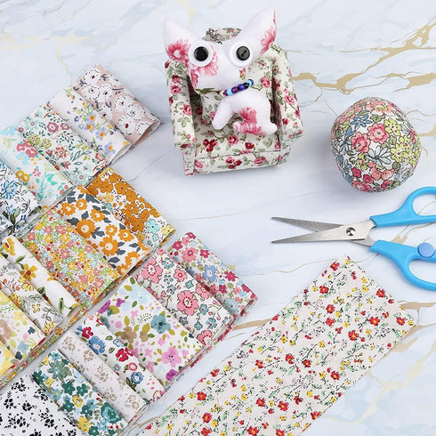 45PCS Fabric Jelly Rolls, Jelly Roll Fabric Strips for Quilting, Patchwork Craft Cotton Quilting Fabric, Quilting Fabric, Plain Weave Cotton Fabri...