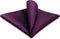 S&W SHLAX&WING Silk Ties for Men Suit Neckties Purple Solid Colors Extra Long Matching Pocket Square...