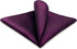 S&W SHLAX&WING Silk Ties for Men Suit Neckties Purple Solid Colors Extra Long Matching Pocket Square...