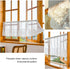 Molaxhome White Lace Valances for Windows 51x16inch, Lace Floral Embroidered Semi Sheer Curtain for Kitchen Cafe Dinning Bath Room 1 Pcs (White)...