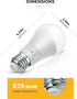 L LOHAS LED Sleep aid Amber Light Bulbs, Blue Light Blocking, A19 9W(60 Watt Equivalent) Dim Light Bulbs, 1800K Warm Light Bulb, E26 Base, 4 Pack...
