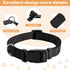 PuppyDoggy Adjustable Dog Collar Black Nylon Dog Collar Martingale Collar for Dogs with Quick Release Buckle Classic Pet Collar for Small Medium L...