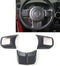 JeCar Interior Steering Wheel Decoration Trim Kits For Jeep Wrangler 2011-2017 JK Unlimited Patriot Compass & Grand Cherokee 2011-2013 (Carbon fib...