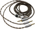 Youkamoo 8 Core Braided Silver Plated Replacement Cable Compatible for Hifiman HE4XX, HE-400i Headphones, 3.5mm to Dual 3.5mm Male 1.8m 6ft...