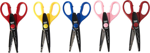 Armada Art Decorative Scissors - Paper Shaper - 5-Pack Assorted Designs - Scrapbooking and Crafts...