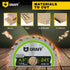 GRAFF 4-1/2 Inch Circular Saw Blade - 24-Teeth Grinder Saw Blade for Wood, Plywood, Drywall, MDF, Plastic - Wood Cutting Blade for Angle Grinder...