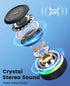 Kunodi Bluetooth Shower Speaker with IPX7 Waterproof, Dynamic Lights, Crisp Clear Sound, True Wireless Stereo, Clip Portable for Pool Beach Boat K...